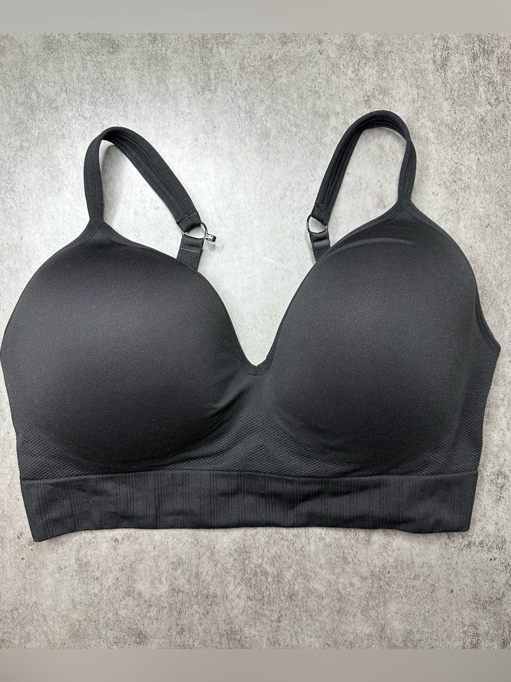 Avia Black Wireless Molded-Cup Bralette